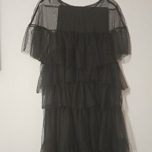 Eloquii Black Layered Dress